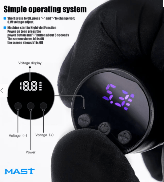 T2 Wireless Battery by Mast - Tattoo Everything Supplies