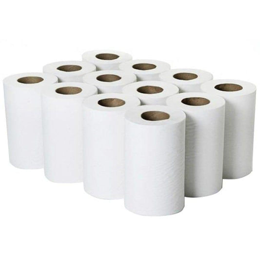 White Centre Feed  - 2ply - 69m x 175mm