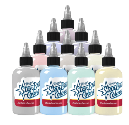 Starbrite Colors Tattoo Ink - Pastel Set 1oz - Tattoo Everything Supplies