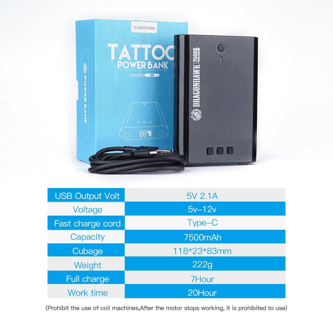 Portable Charger Tattoo Power Supply