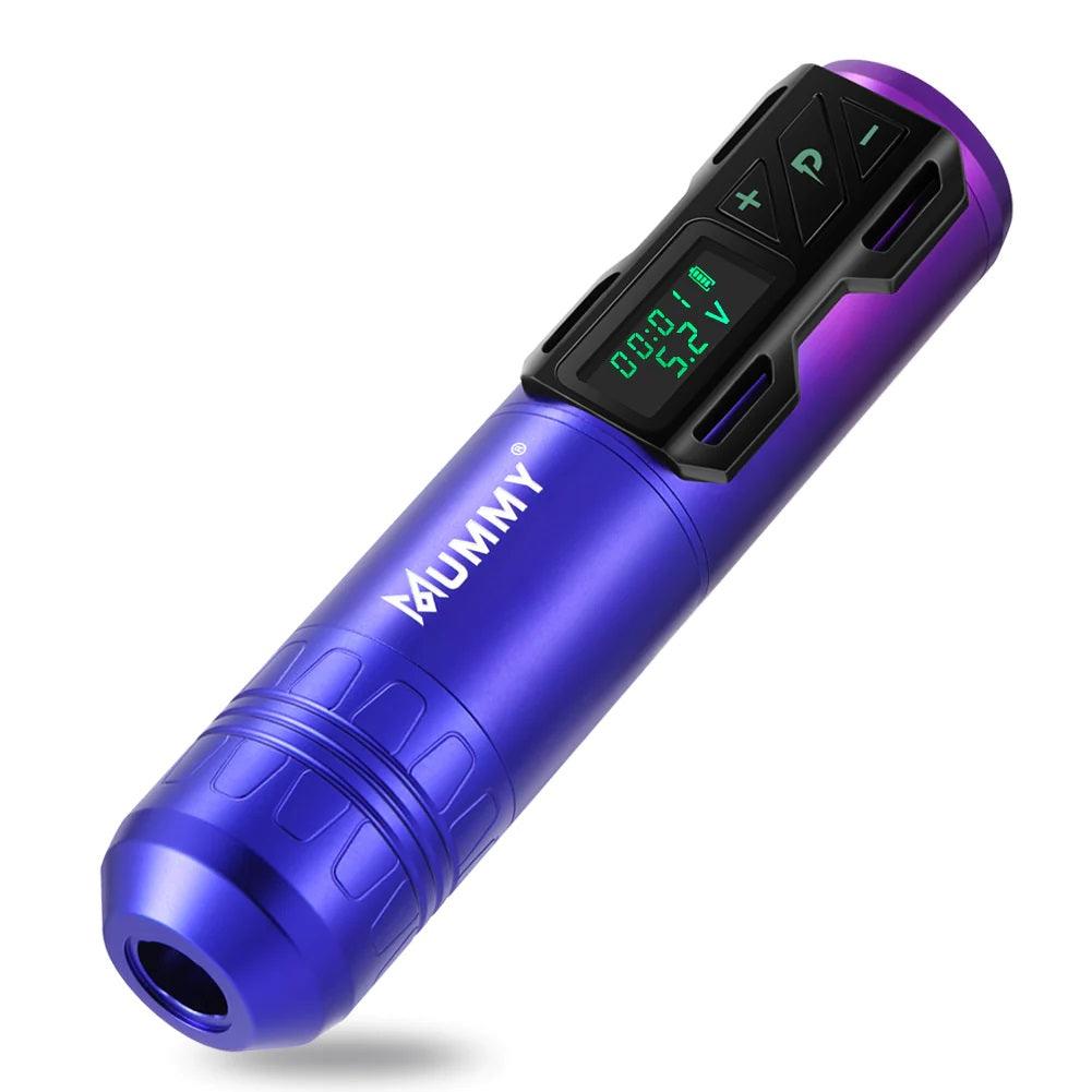 Mummy Rotary Wireless Tattoo Pen 3.5mm -PURPLE - Tattoo Everything Supplies