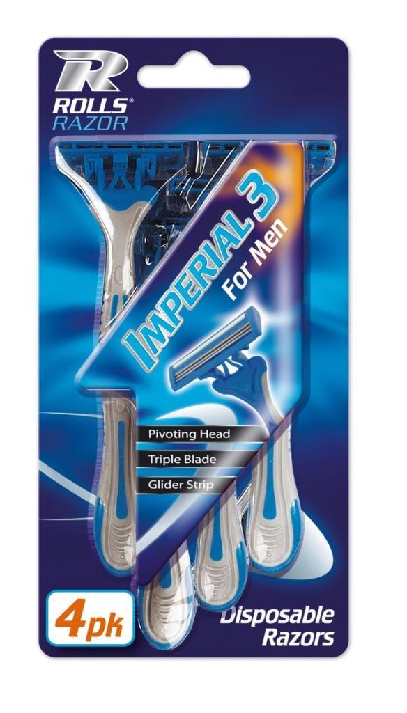 4 Pk - Disposable Razors Triple Blade - WAS £2.49 PLUS VAT - Tattoo Everything Supplies