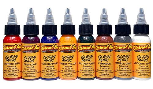 Eternal Ink - Goran Micic Ink Set 1oz - Tattoo Everything Supplies