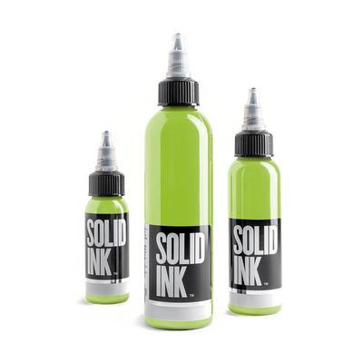 Solid Ink - Lime Green - Tattoo Everything Supplies