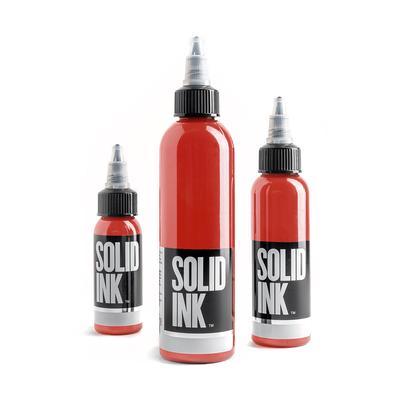 Solid Ink - Red - Tattoo Everything Supplies