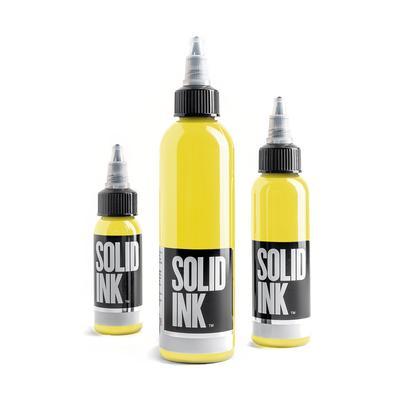Solid Ink - Yellow - Tattoo Everything Supplies