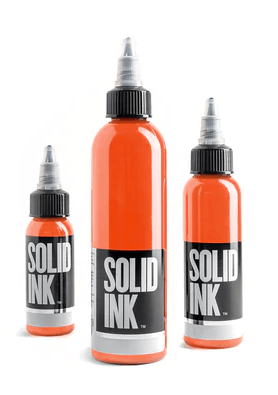 Solid Ink - Orange - Tattoo Everything Supplies