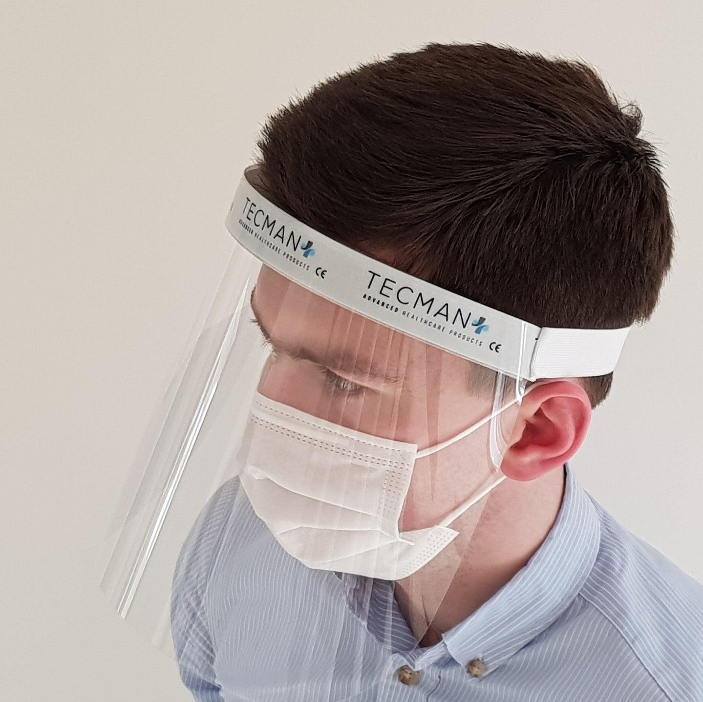 TecMan Anti - Fog Protective Face Visor Shield