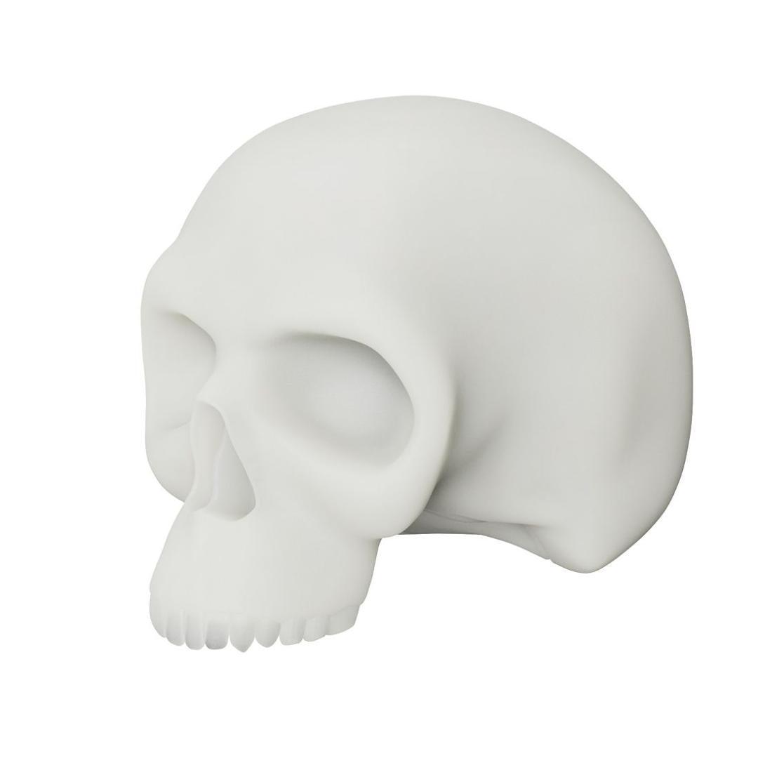 White Silicone Skull - Tattoo Everything Supplies