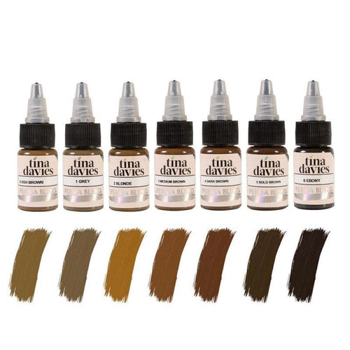 Tina Davies - I Love Ink Eyebrow Set – PMU ink