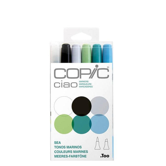 Copic Ciao Sea Set - WAS £24.99 PLUS VAT - Tattoo Everything Supplies