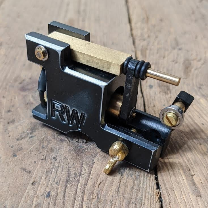 Dragonhawk Extreme X2 Rotary Tattoo Machine Brass Frame CNC Machine RCA  Connected for Tattoo Artists 099 X2 Cooper Beauty  Personal Care