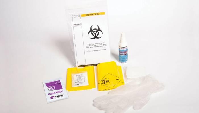 Steroguard Bio-hazard Cleaning Kit Blood Spillage Kit.