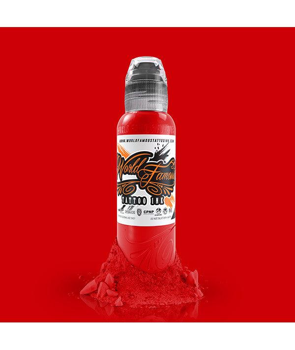 World Famous Ink Red Hot 1oz - Tattoo Everything Supplies