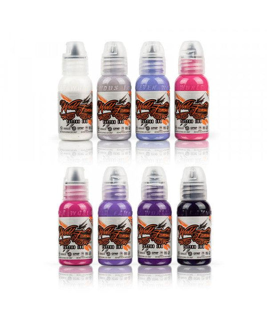 World Famous Ink Jenna Kerr Jenstones Set 30ml - Tattoo Everything Supplies