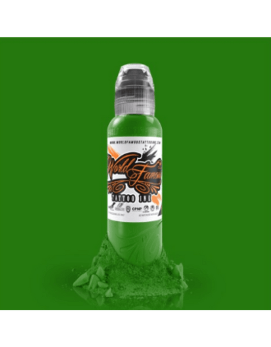 World Famous ink Oleg Light Green 1oz - Tattoo Everything Supplies