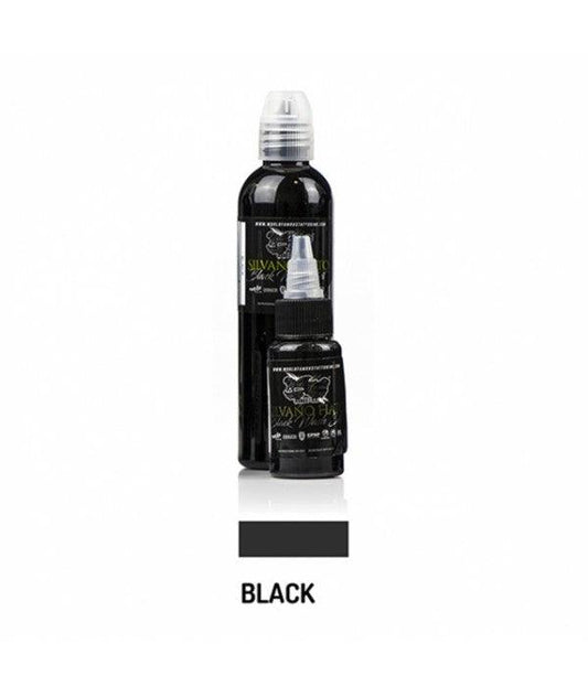 World Famous Ink - Silvano Fiato - Black 4oz - Tattoo Everything Supplies