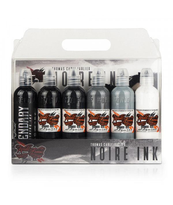 World Famous Noire Ink Set by Thomas Carli Jarlier - Tattoo Everything Supplies